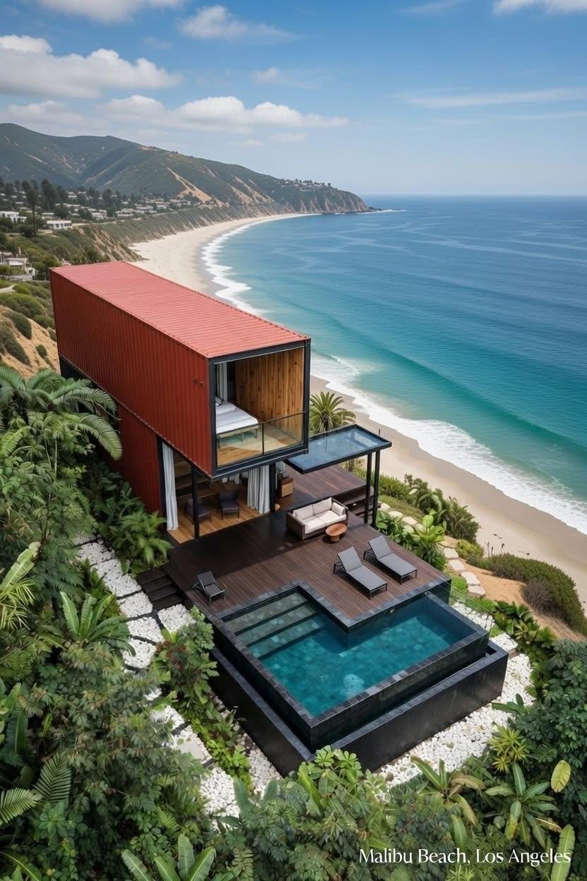 Beachfront villa